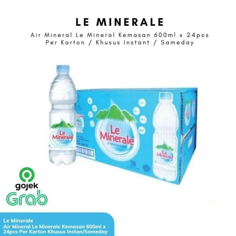 

Le Minerale 600ml air mineral
