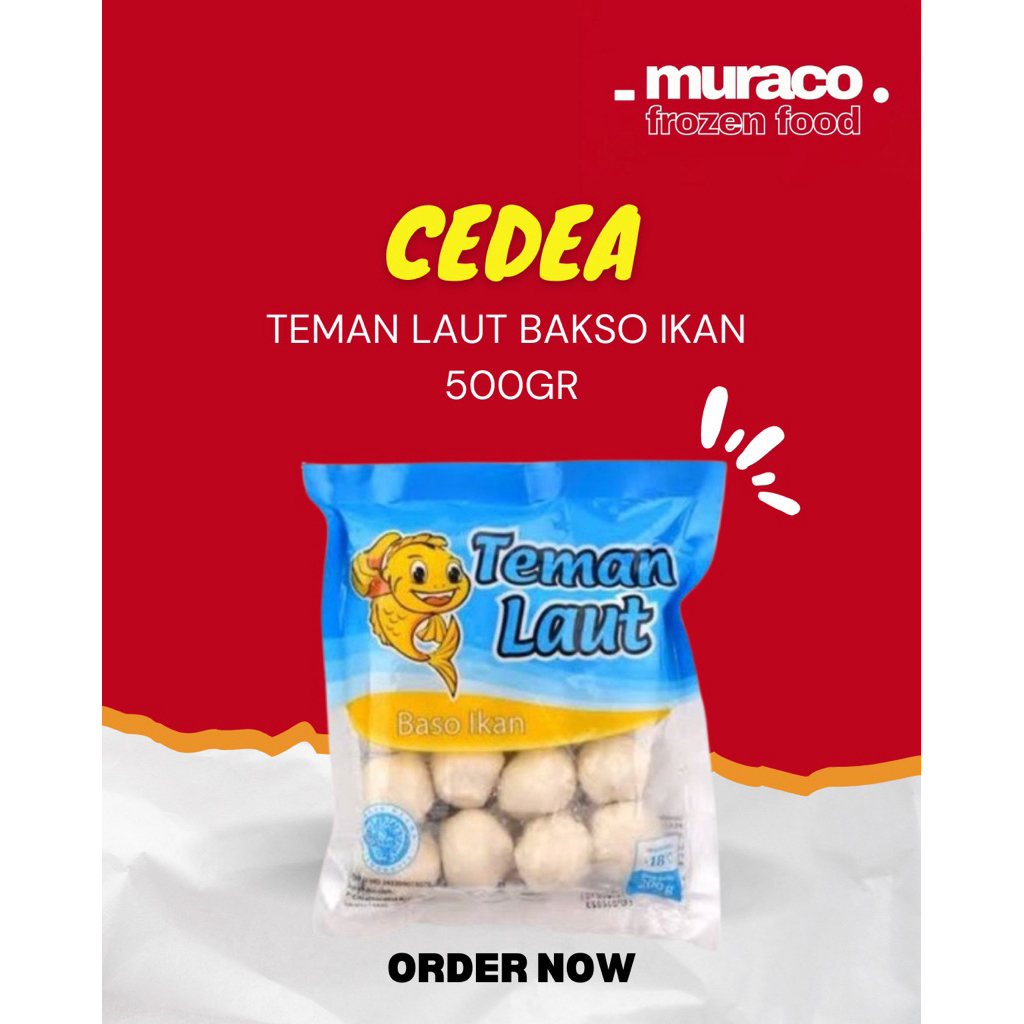 

Cedea Teman Laut Bakso Ikan 500gr