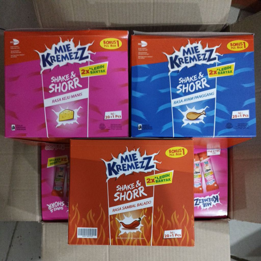 

Mie Kremezz Shake & Shorr box