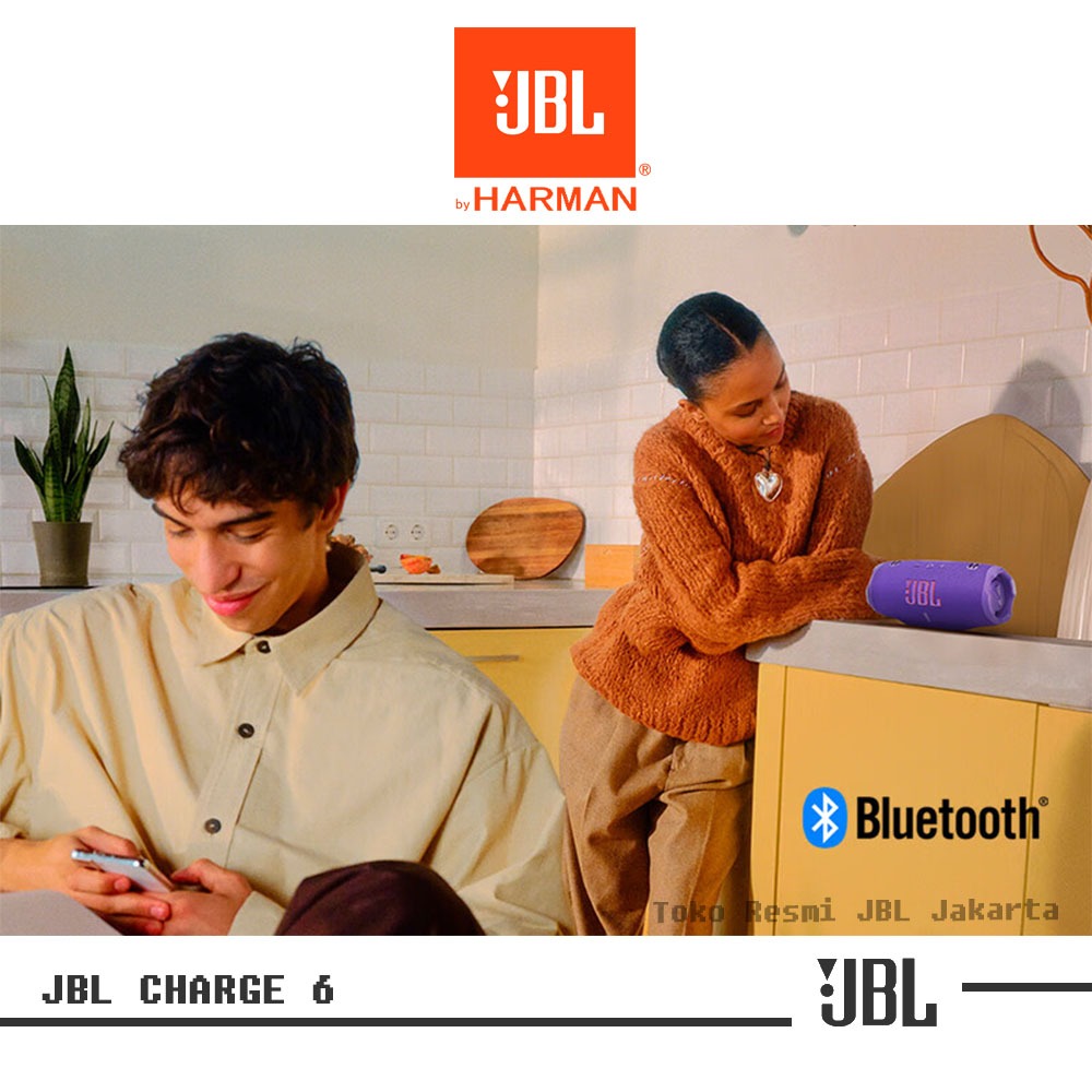 CUCI GUDANG HOT PRODUCT New Asli JBL Charge 6 Portable Bluetooth Speaker IP68 Waterproof and USB