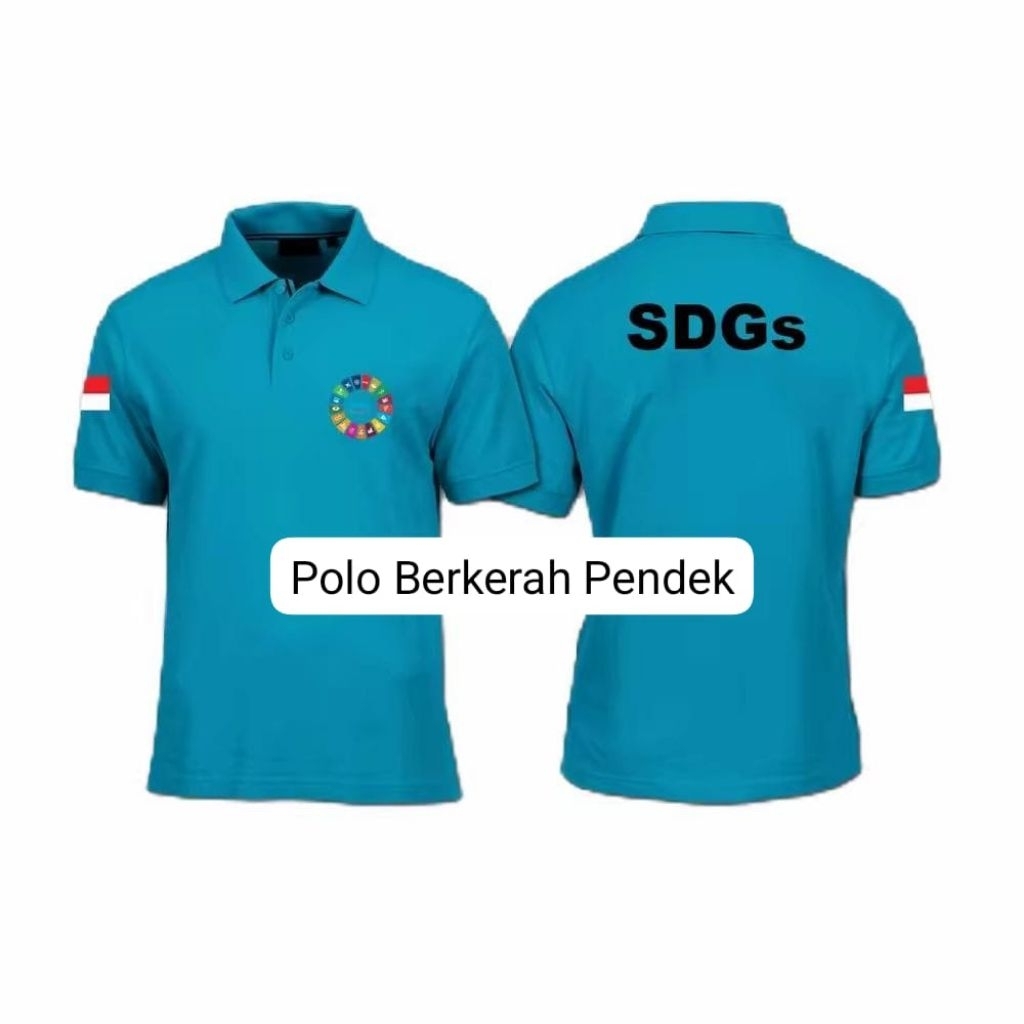 KAOS POLO BERKERAH SDGs DESA BISA REQUEST NAMA desa Di kaos // KAOS POLO SDGS DESA BISA CUSTOME NAMA