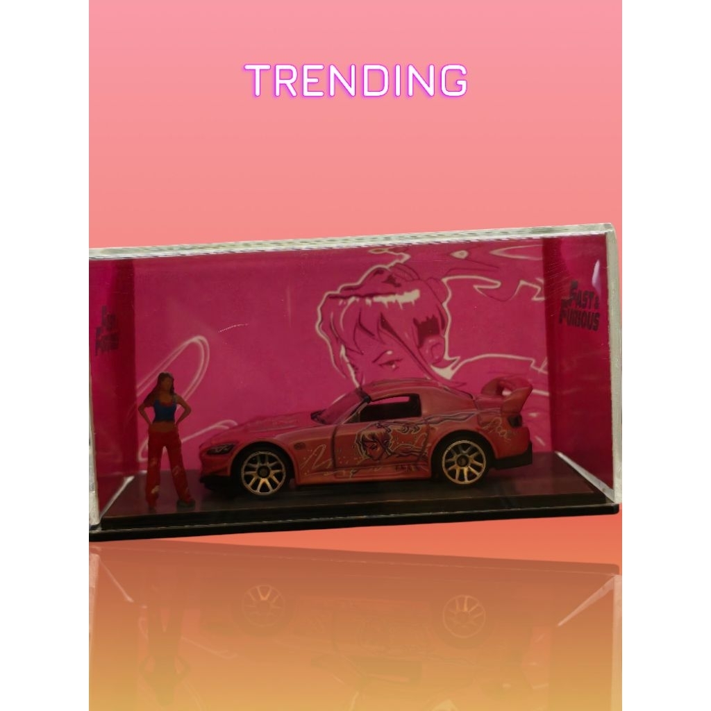HOTWHEELS FF HONDA S2000 WITH SUKI FIGURE AND AKLIRIK