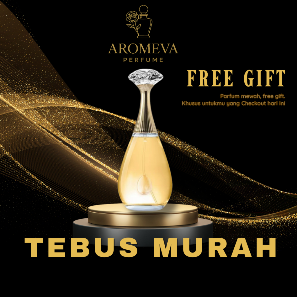 AROMEVA PARFUM WANITA J'DORER 30ML FREE GIFT