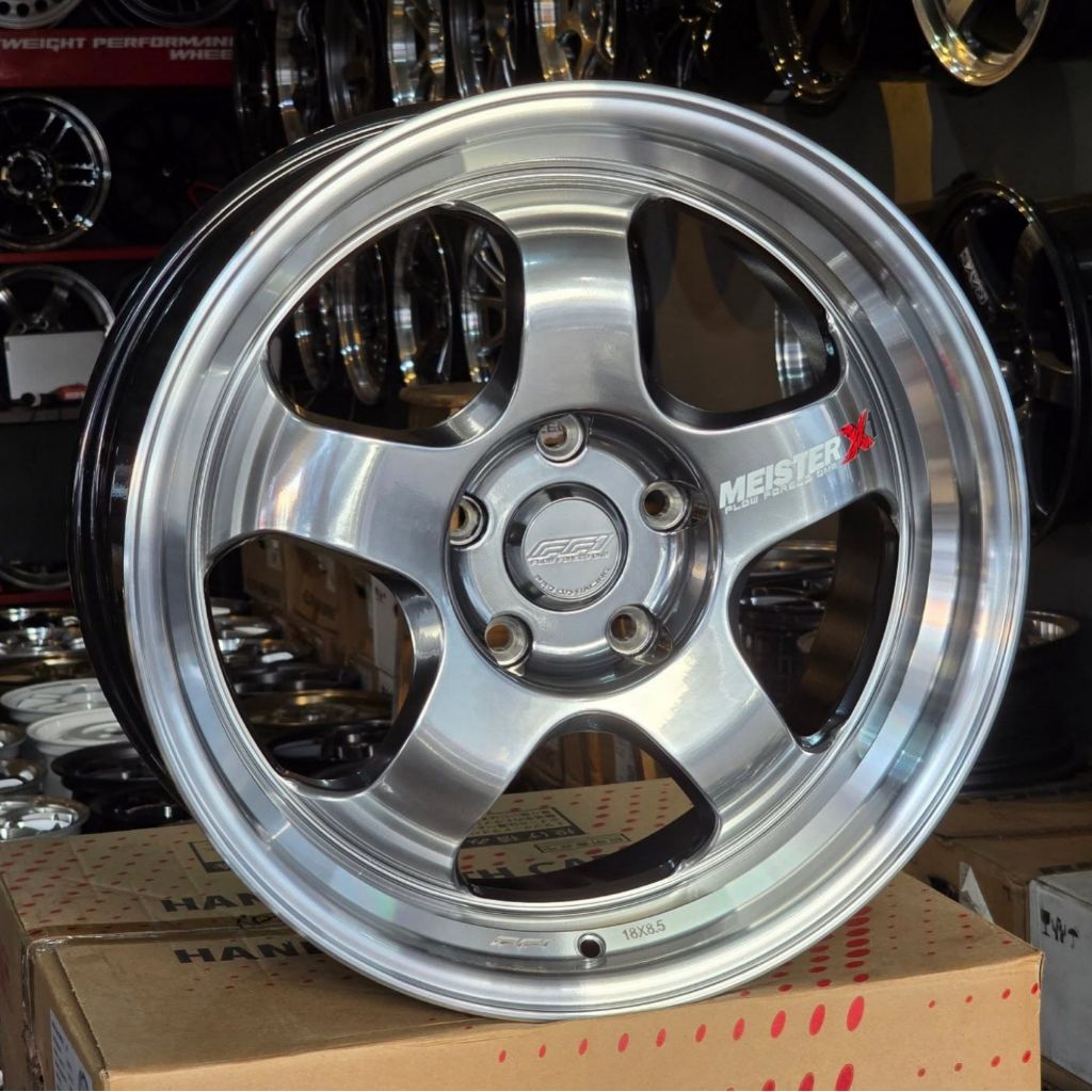 velg mobil ring 18 WORK MEISTER FLOW FORMING PCD 5X120 LEBAR 8,5 - 9,5 velg mobil BMW 18 velg racing