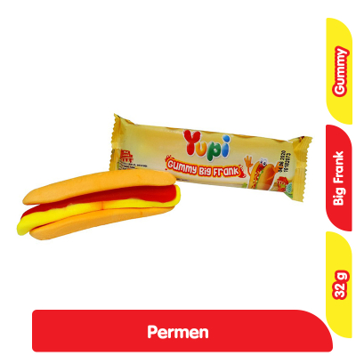 

[oddsolshop] pekanbaru/Yupi Gummy Big Frank 32 gr