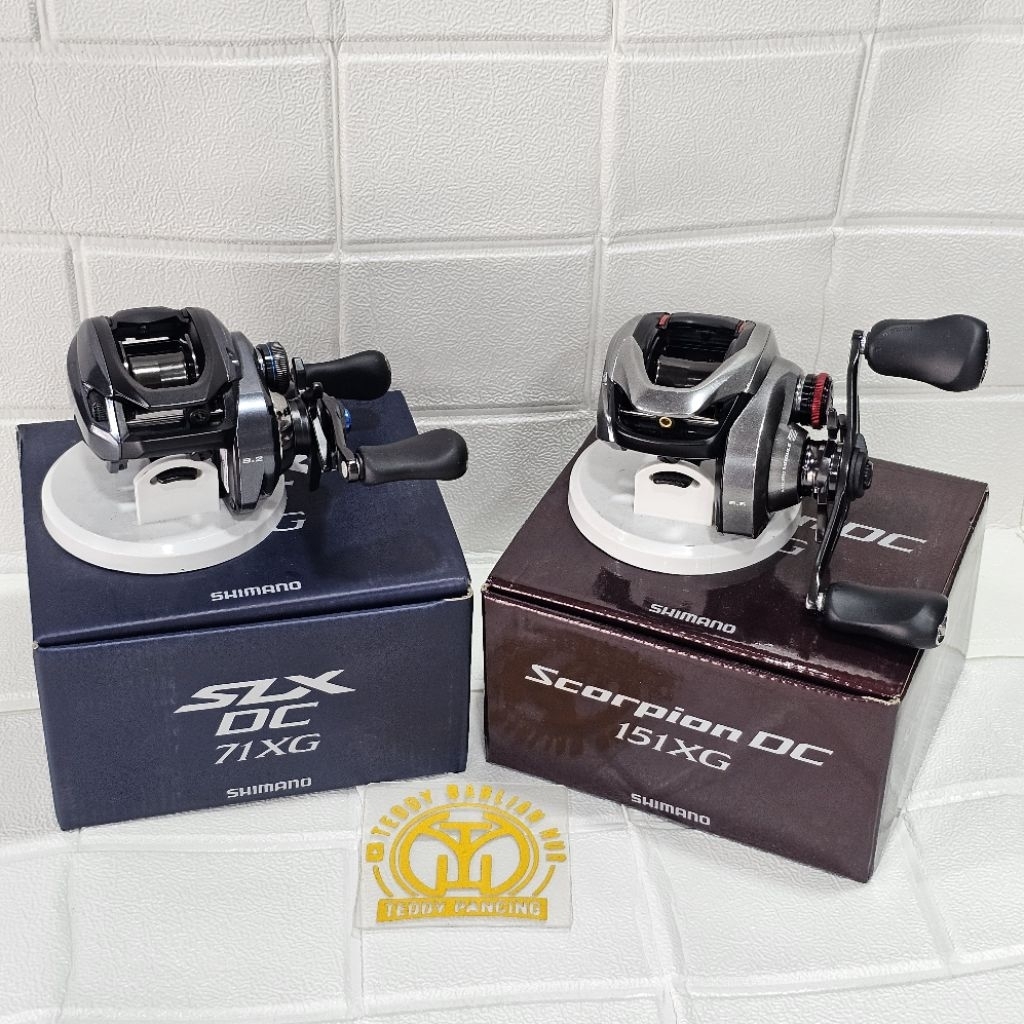 Reel BC Shimano Scorpion DC 151XG Dan SLX DC 71XG ( Handle Kiri) Made In Malaysia