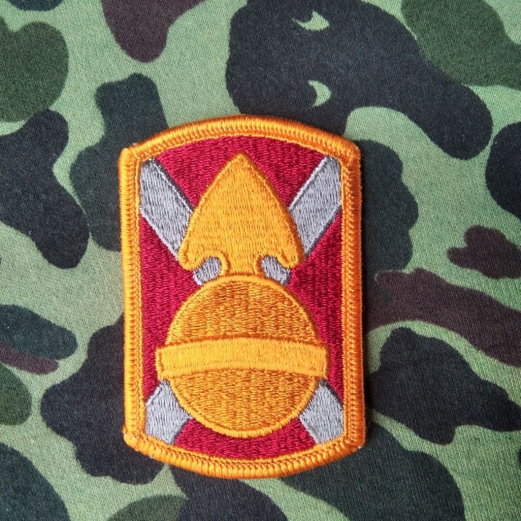 Vintage US Army 107th Artillery Brattalion Patch United States of Amerika Military Patch Tentara Jad