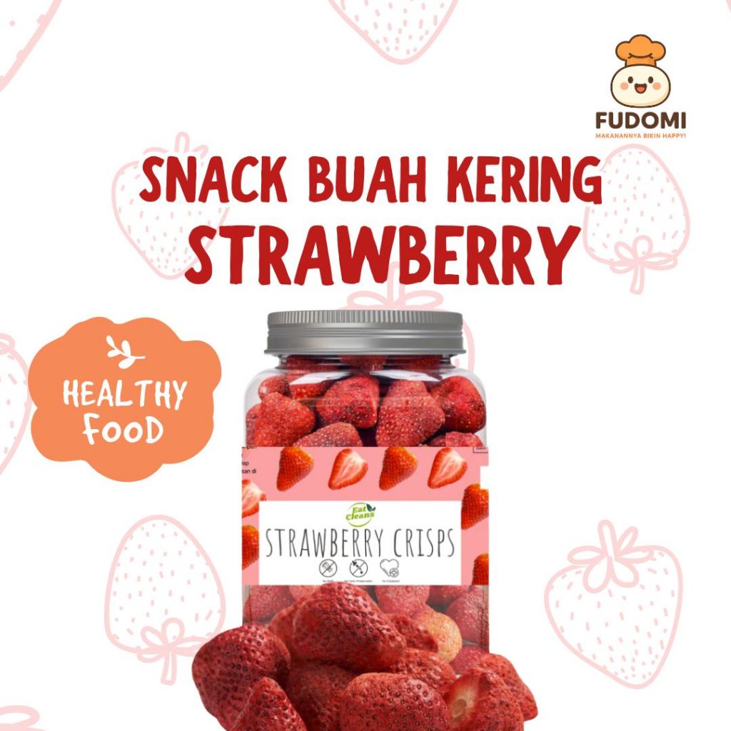 

Snack Strawberry Kering Diet Rendah Kalori Virall Freeze Dried Fruit Strawberry 115gr