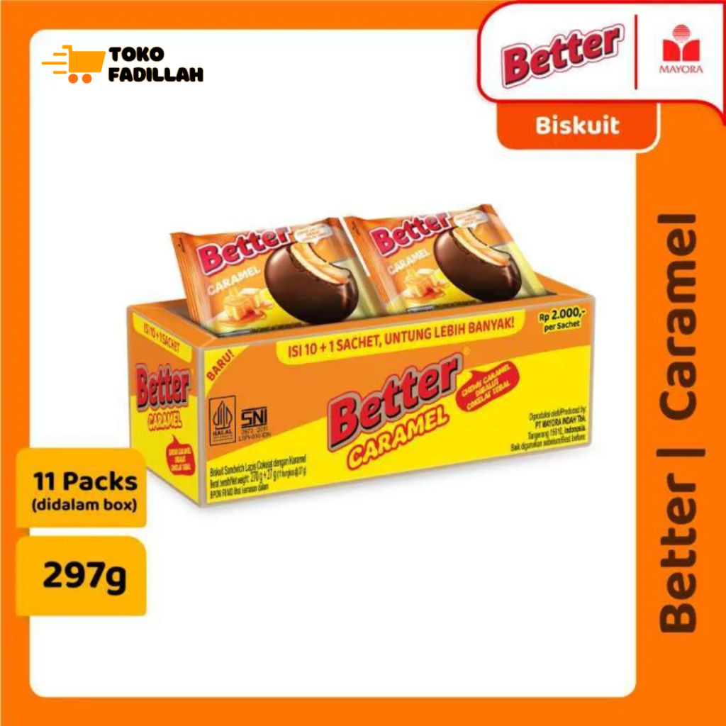 

[NEW] Better Sandwich Caramel Box isi 11 Sachet