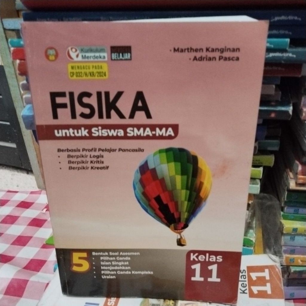 BUKU FISIKA KELAS 2/11/XI SMA PENERBIT YRAMA WIDYA KURIKULUM MERDEKA