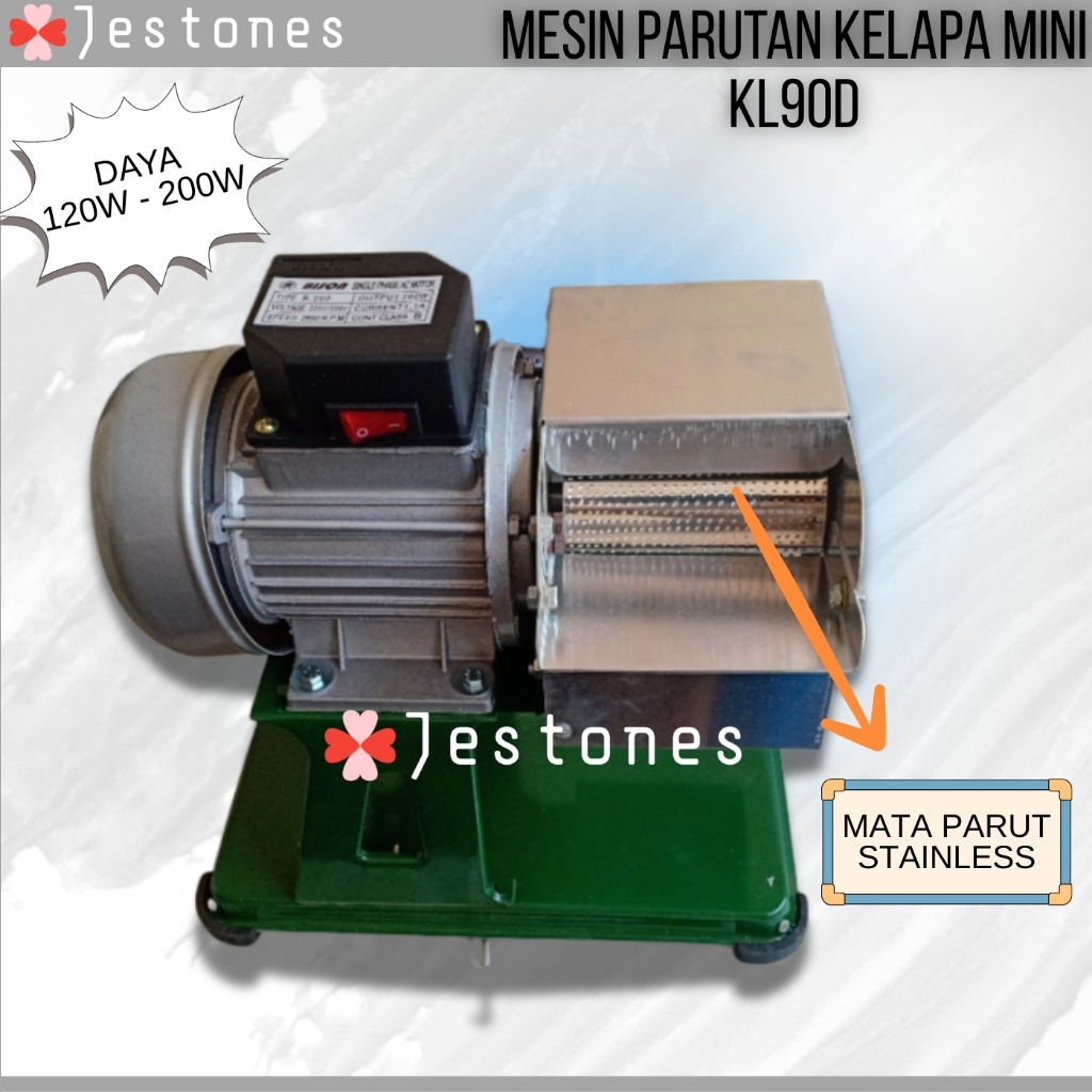 Mesin Parutan Kelapa Mini Listrik otomatis Portable Praktis KL90D