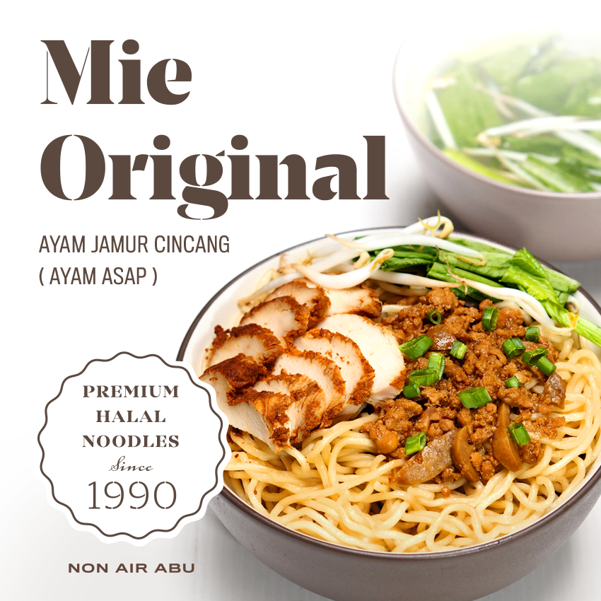

Mie Original - Bakmi Ayam Original - Frozen - Mipolo by Yenpao - Halal