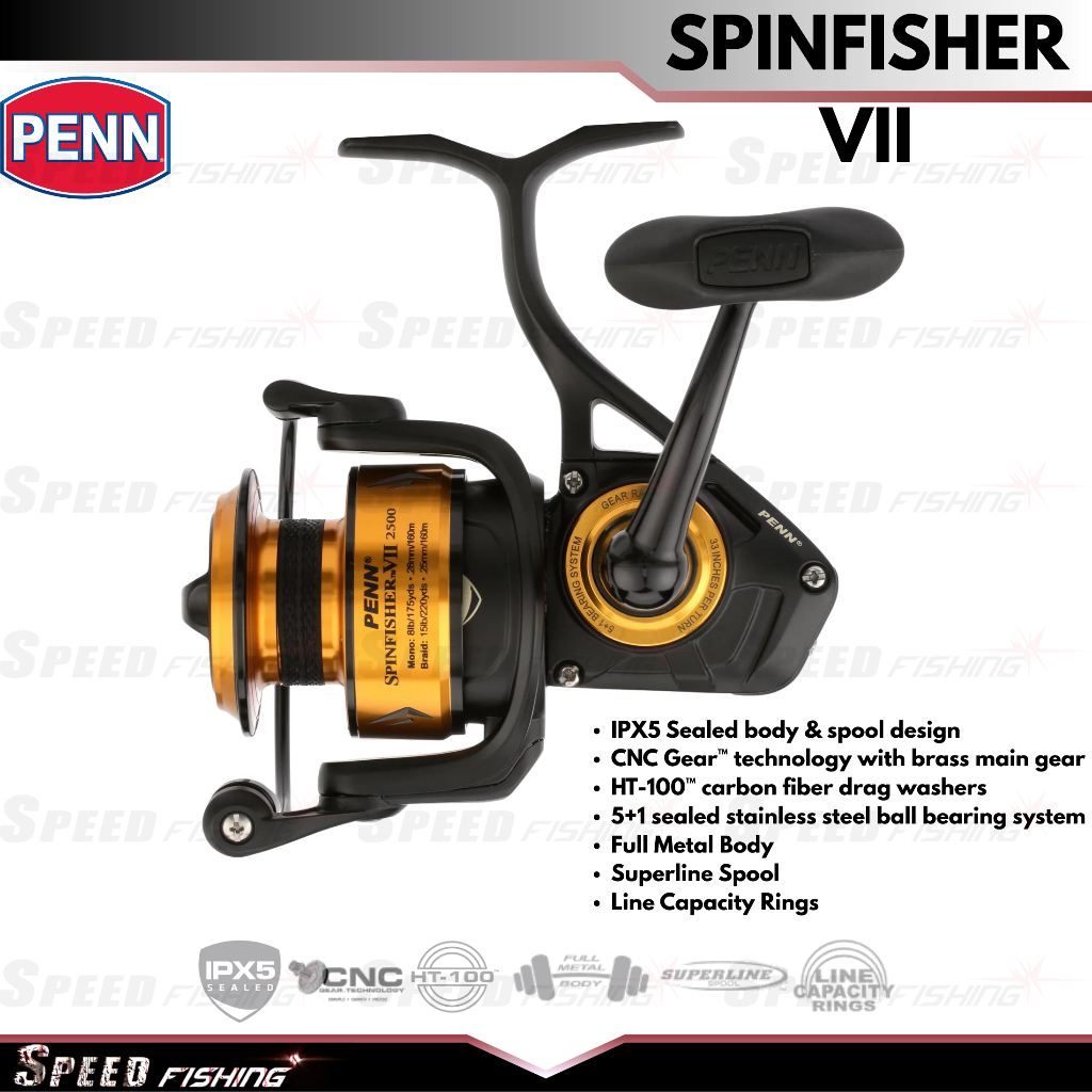 Reel Penn Spinfisher VII 2500 3500 4500 5500 6500 7500 8500 9500 10500 Reel Penn SSVII