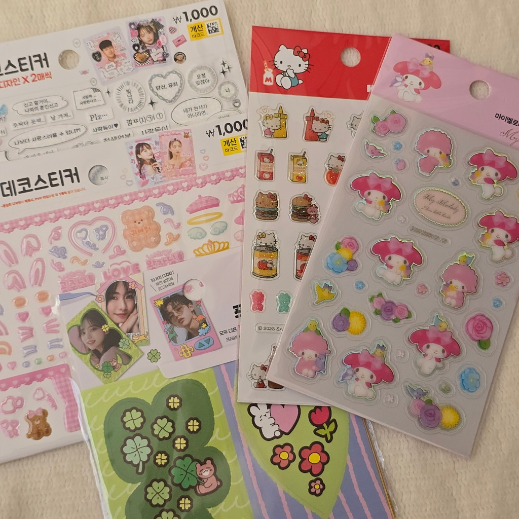 

Daiso Korea Deco Sticker Frame Sticker Sanrio