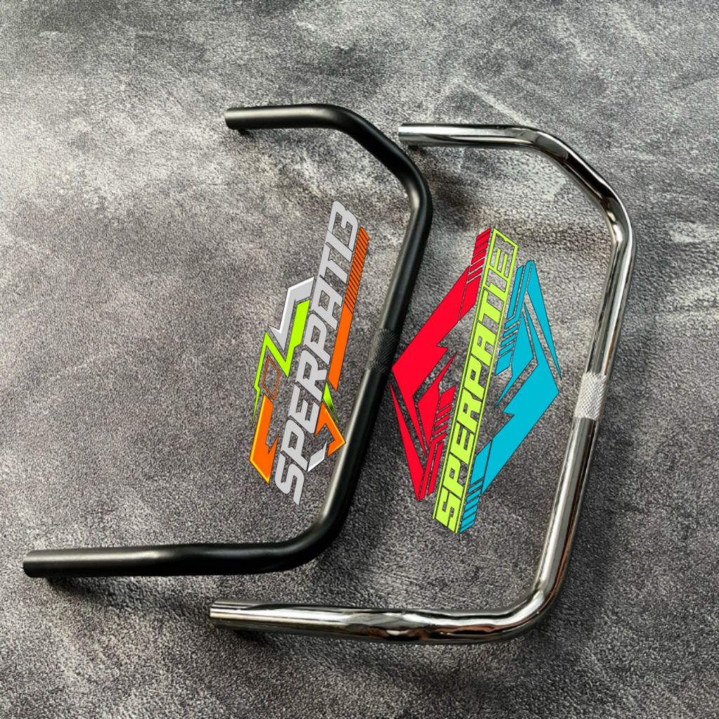 Stang Sepeda Cruiser Moustache Bar Porteur Promenade Stang Handlebar Bar