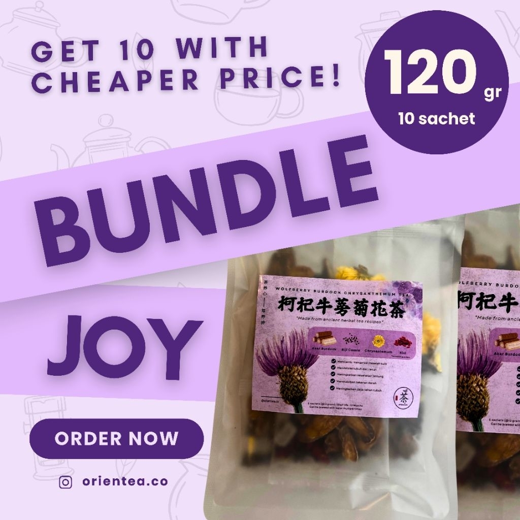 

BUNDLE GET 10 ORIENTEA TEH HERBAL TRADISIONAL TIONGKOK