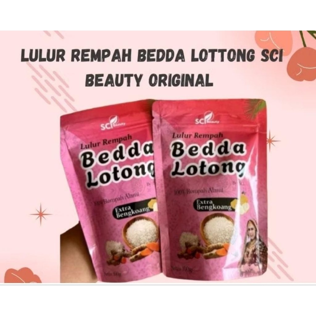 ( PROMO)SCI BEAUTY  LULUR REMPAH BEDDA LOTONG 100% REMPAH ALAMI BY SCI BEAUTY | EXTRA BENGKOANG