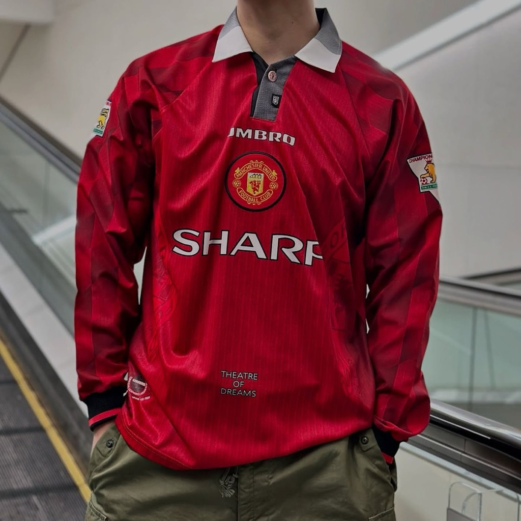 [RETRO] PREMlUM JERSEY CLASSIC VINTAGE MU_HOME 1996 GRADE AAA+