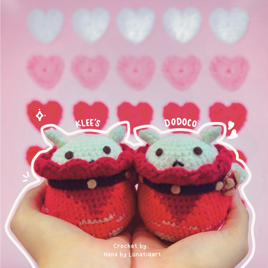 Klee’s Dodoco Crochet Plushie | Genshin Crochet | Rajutan Genshin