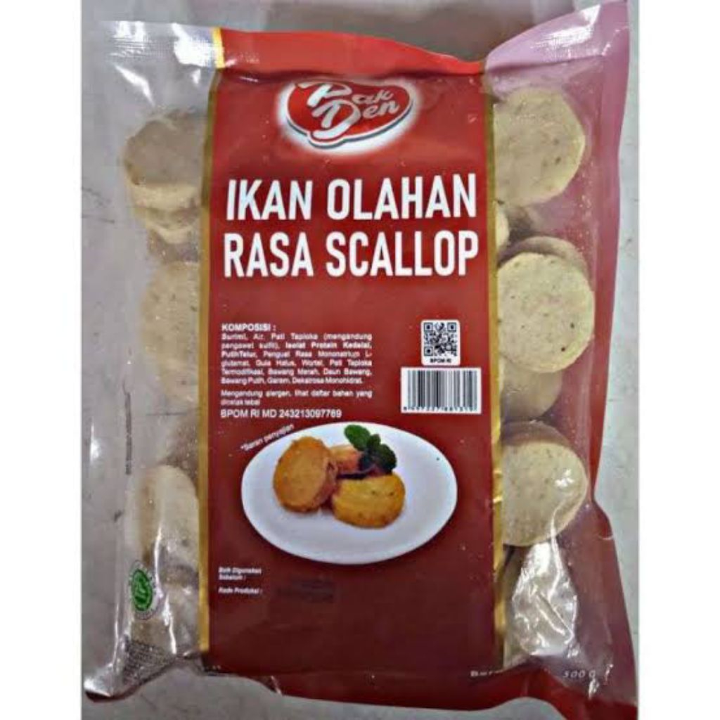 

Pak Den Scallop 500gr