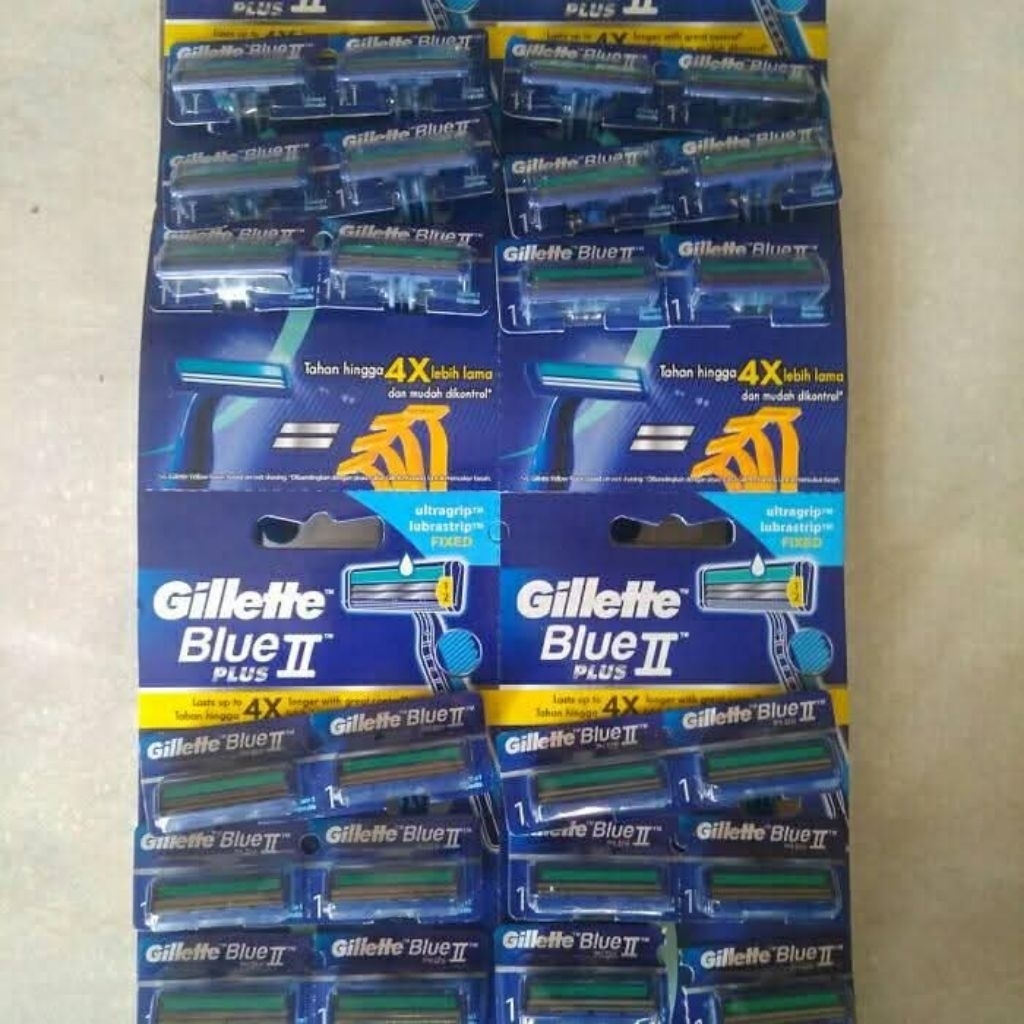 GOAL BLUE 24 PCS GILLETTE II
