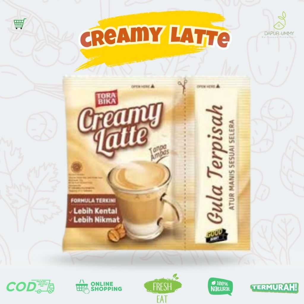 

TORA BIKA • Creamy Latte 20gr • 10 Sachet