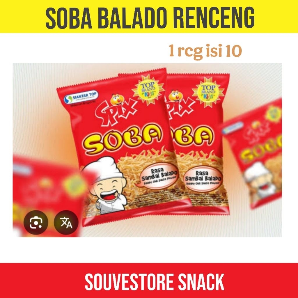 

Soba Balado Isi 10 Snack Mie Jepang Balado Siantar Top Soba balado
