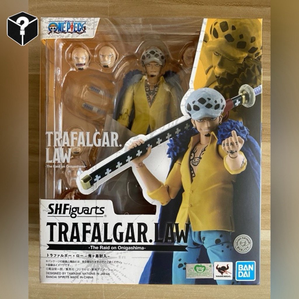 BANDAI | S.H.Figuarts One Piece Trafalgar Law (The Raid on Onigashima) Figure
