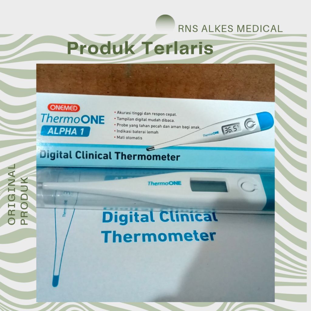 Thermometer Digital Onemed Alpha1/Thermometer Digital Alpha1 Blue