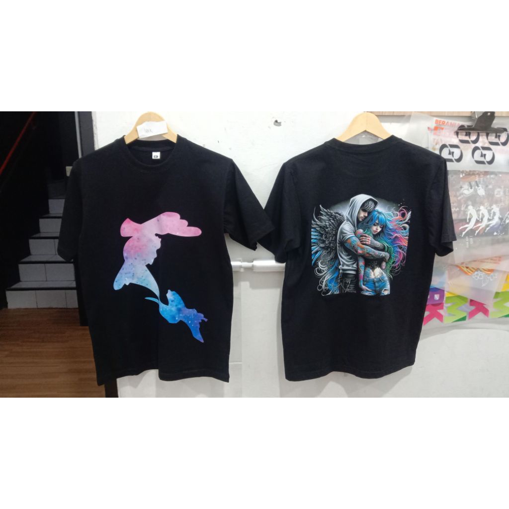 Custom Kaos Couple Pasangan | Baju Couple | Custom Couple Kaos Distro