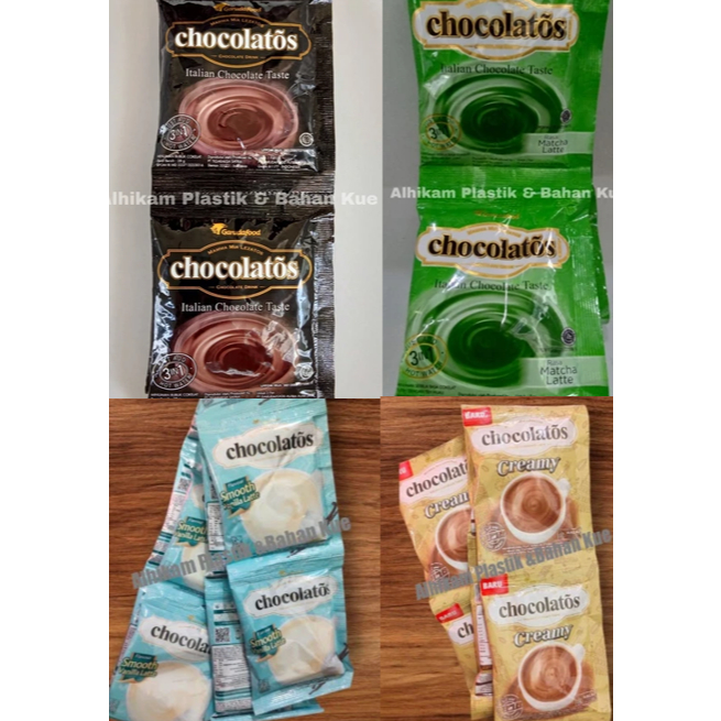 Chocolatos drink Italian Chocolatos Matcha Creamy Vanila Sachet