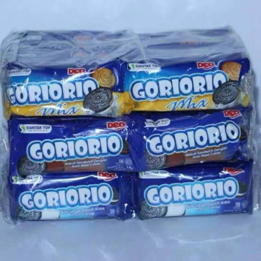 

gorio rio cokelat vanilla renceng isi 20pcs