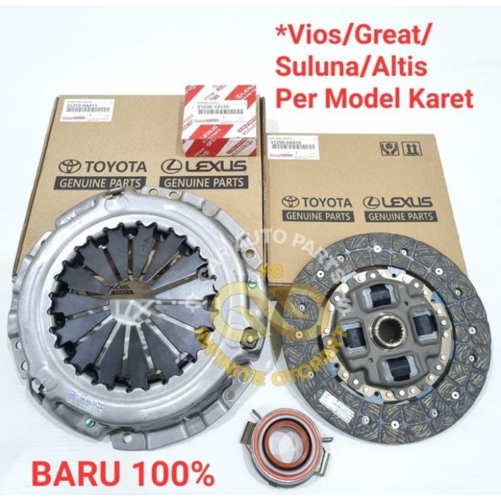 KAMPAS KOPLING SET TOYOTA VIOS ALTIS SOLUNA