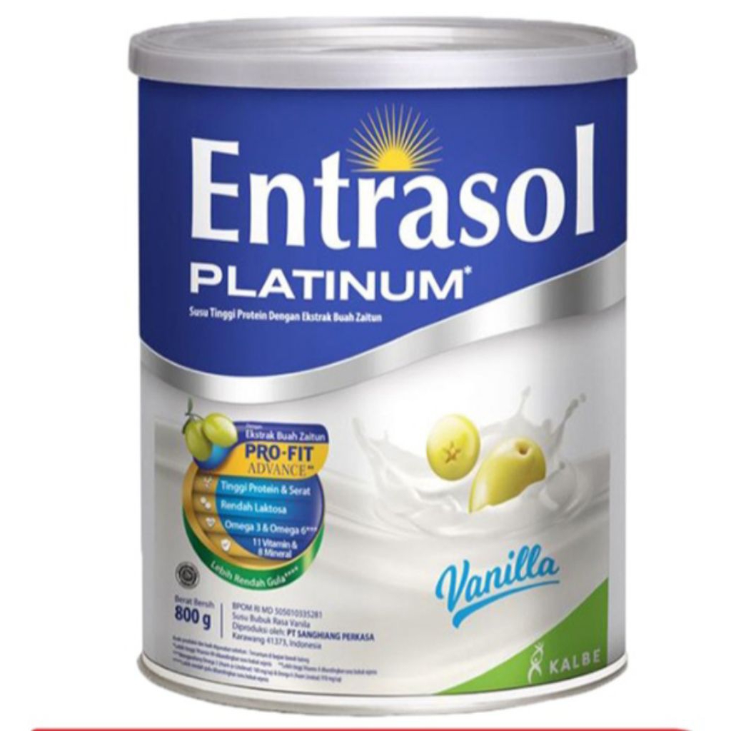 

Entrasol Platinum Vanila 800gr / Entrasol Platinum Vanilla 800g