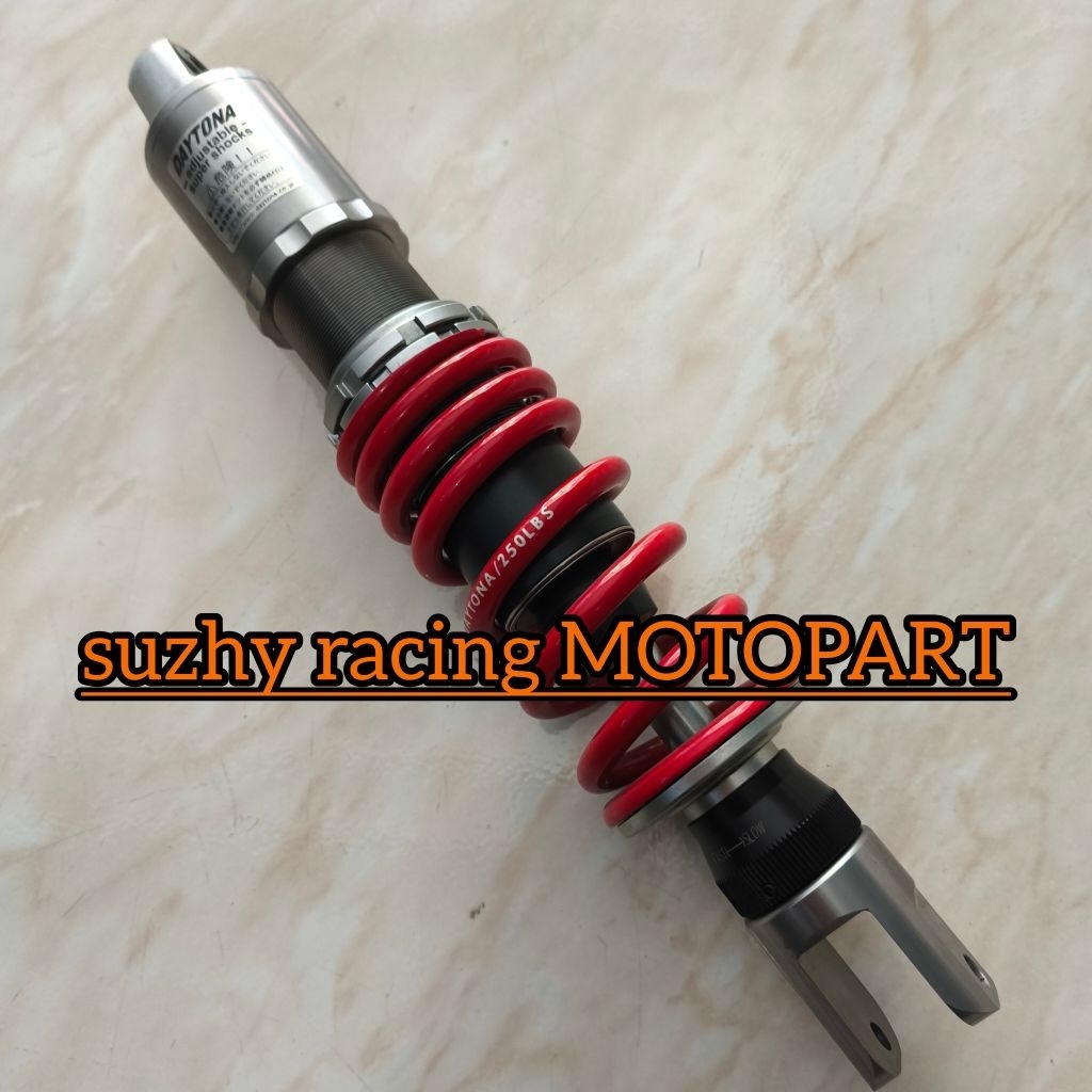 SHOCKBREAKER DAYTONA REBOUND COMPRESSION BLACK 305-320MM MIO, BEAT, VARIO