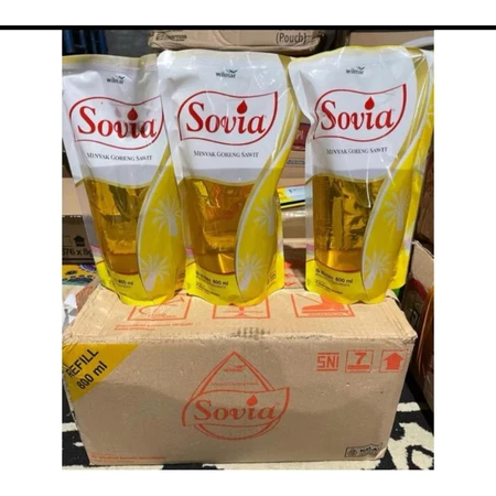 

Sovia 800ml isi 12 pouch - Packing Kresek