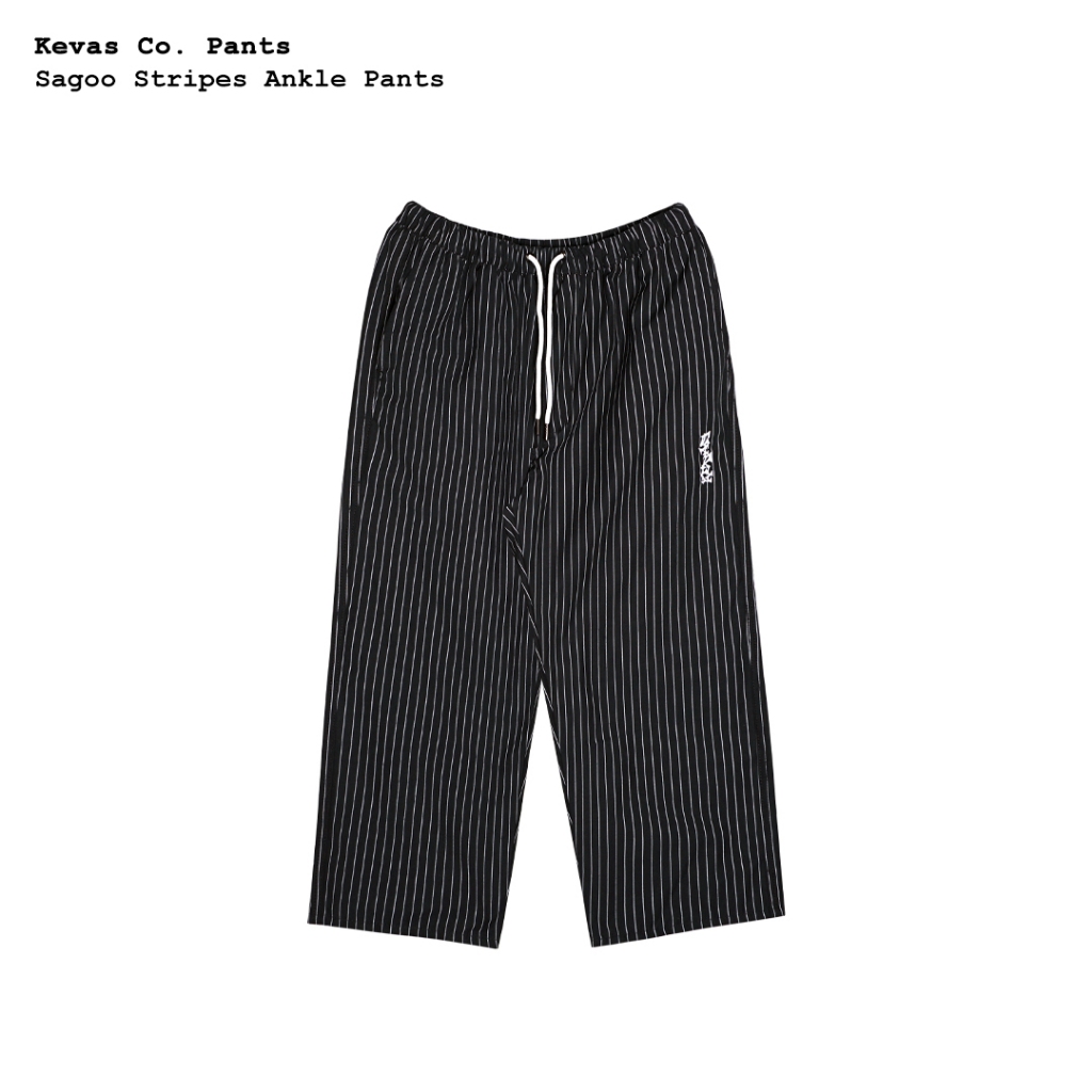 Kevas Sagoo Stripes Wabash Ankle Pants