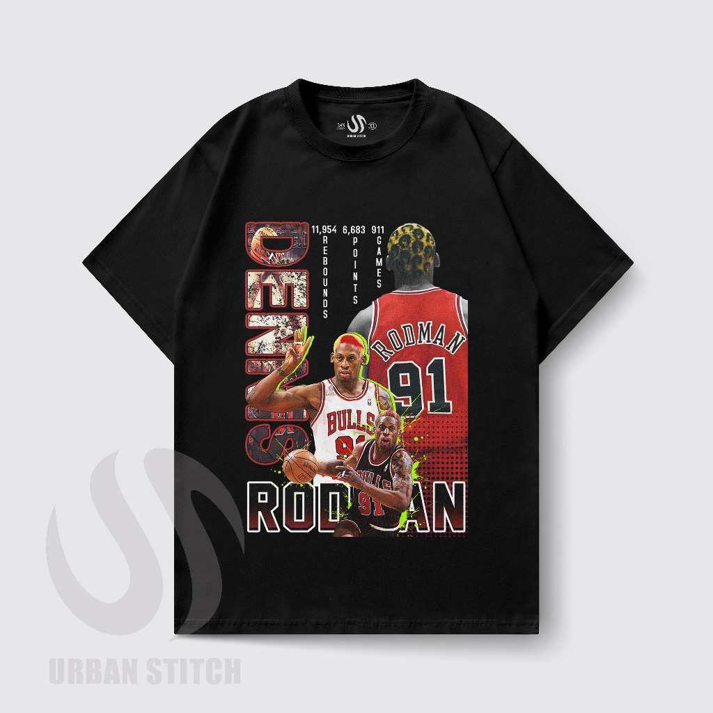 KAOS NBA OVERSIZE DENNIS RODMAN / KAOS NBA RODMAN