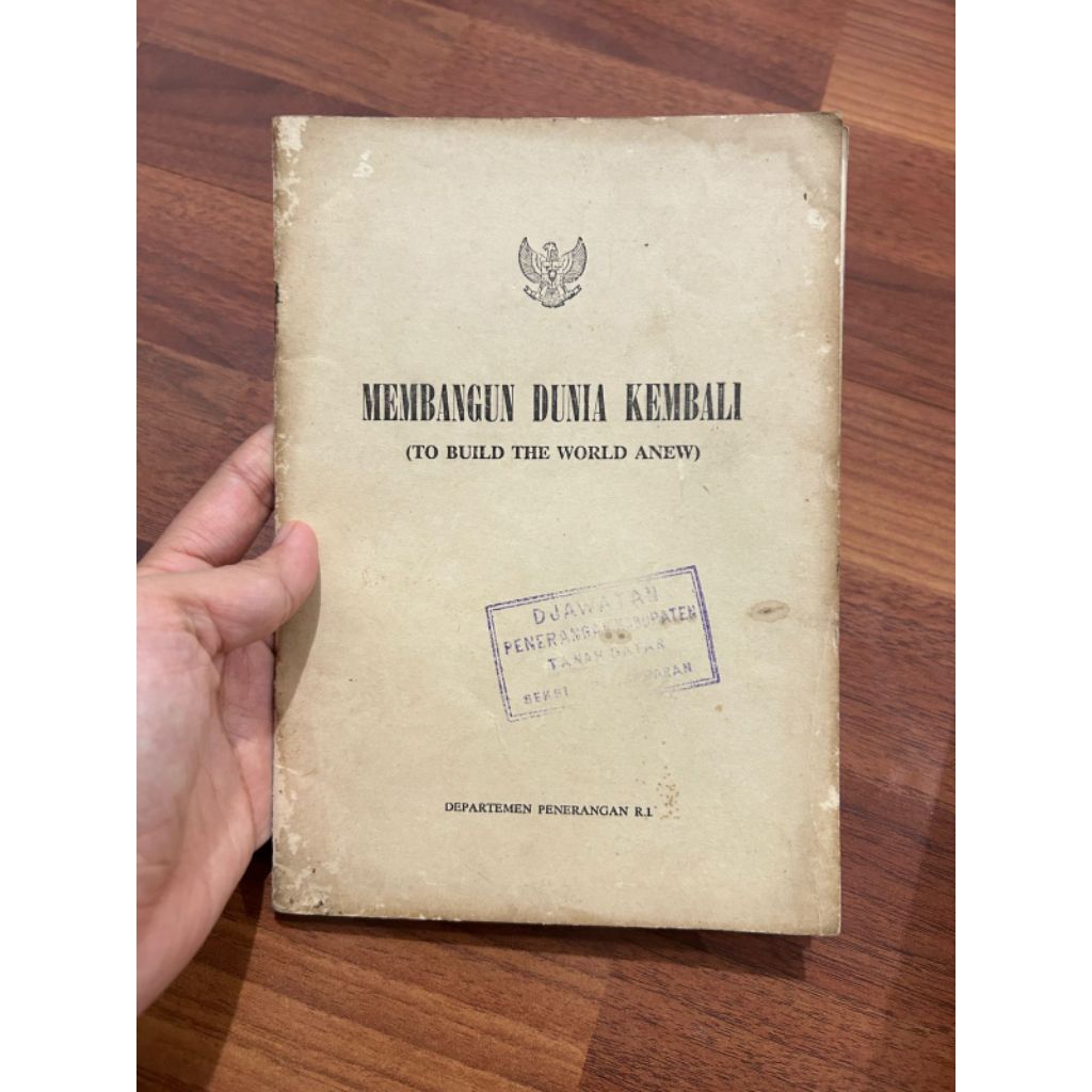 Pidato Presiden Soekarno - MEMBANGUN DUNIA KEMBALI (TO BUILD A WORD ANEW)