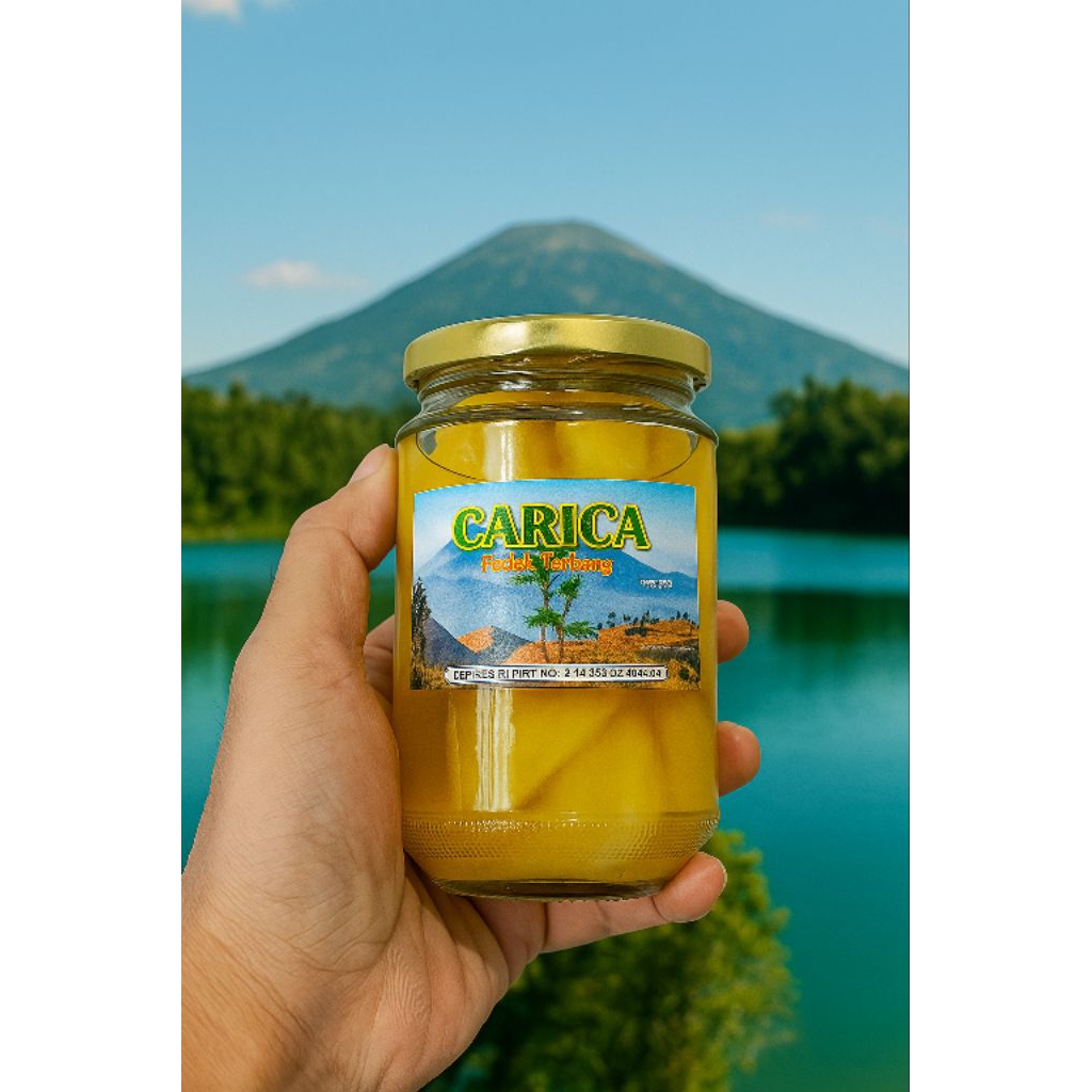 Carica Dieng Botol Kaca 330 Gram Manisan Buah Segar Oleh Oleh Khas Wonosobo