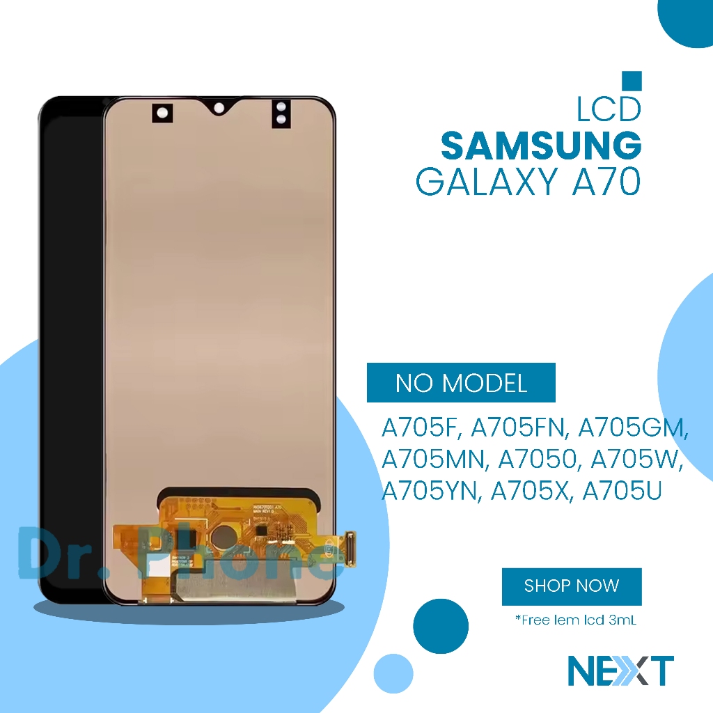 LCD Samsung A70 / A705 - Finger Print Fullset Touchscreen