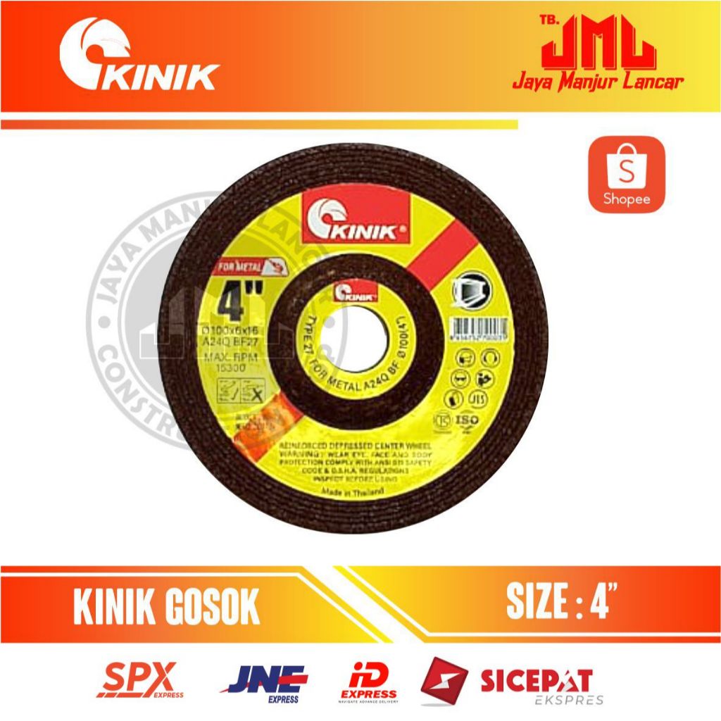 Batu gerinda poles 4" kinik / Batu poles Kinik 4"