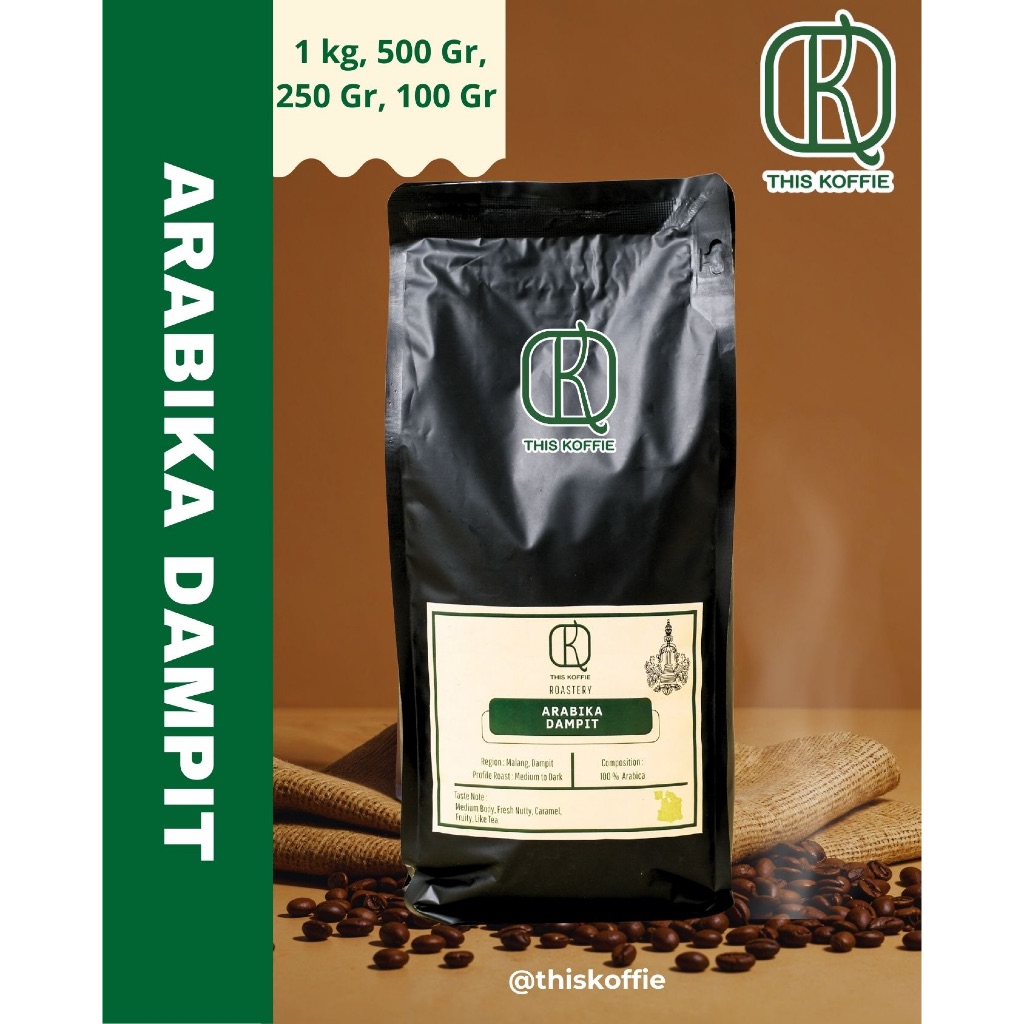 

Kopi Arabika Dampit Semi Wash - Medium Roast (Malang)