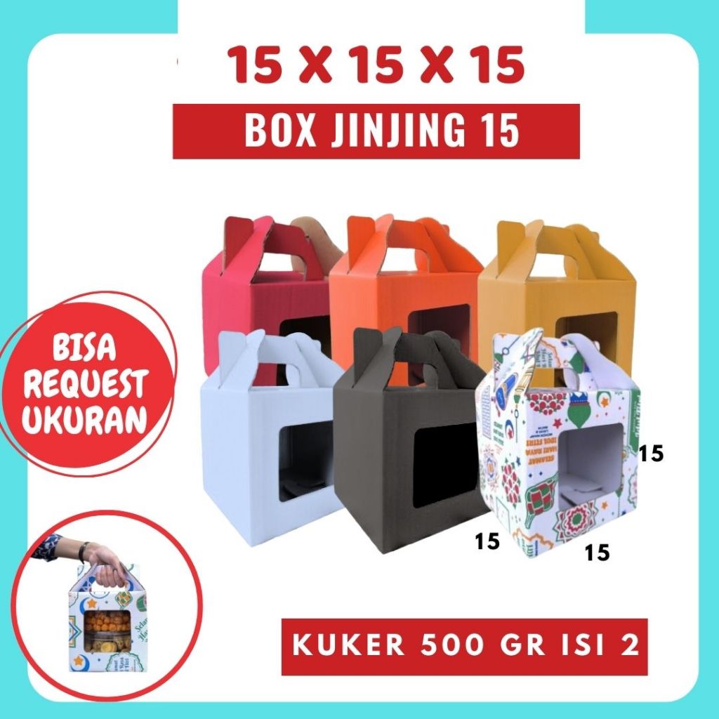 

Kardus Jinjing 15x15x15 Gable Box Dus Packing Kotak Kemasan Karton Souvenir Hampers Buah Diva Box