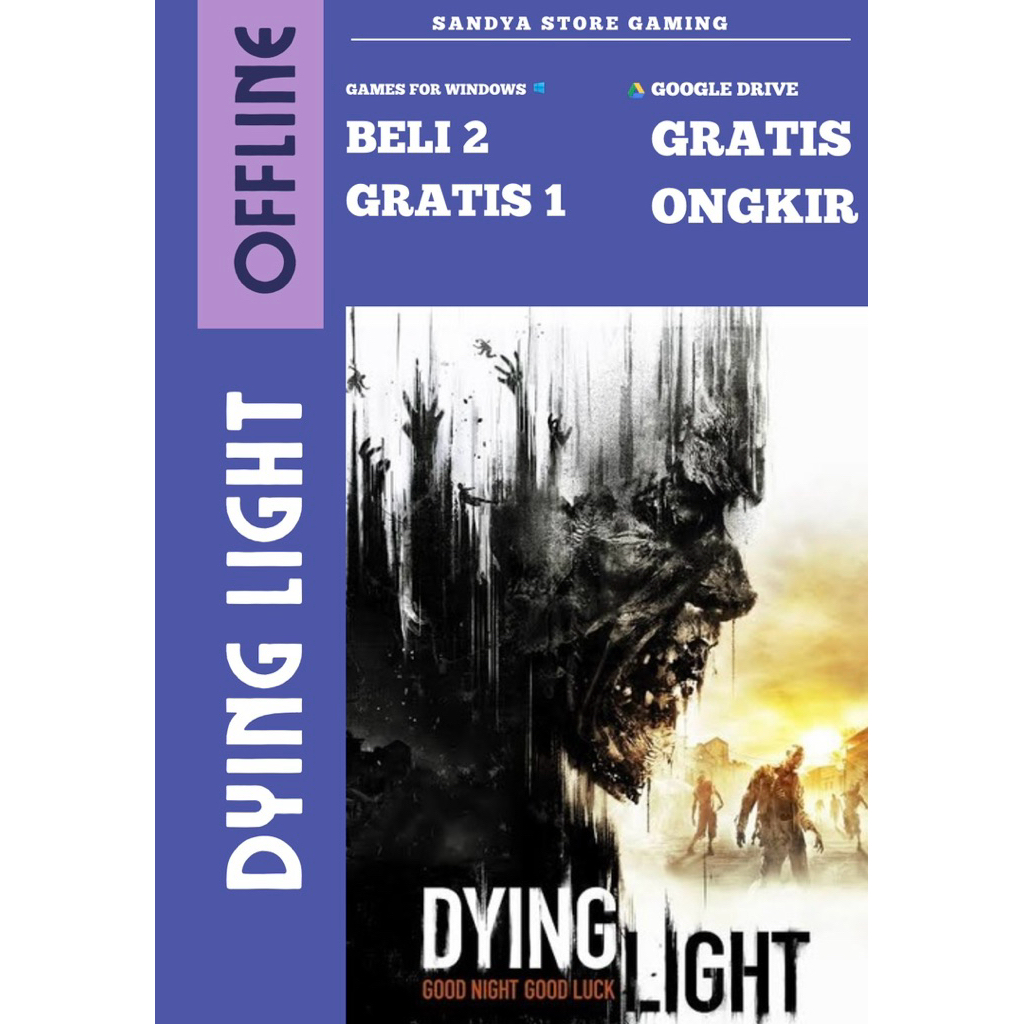 DYING LIGHT/ GAME PC - LAPTOP/ INSTANT DOWNLOAD