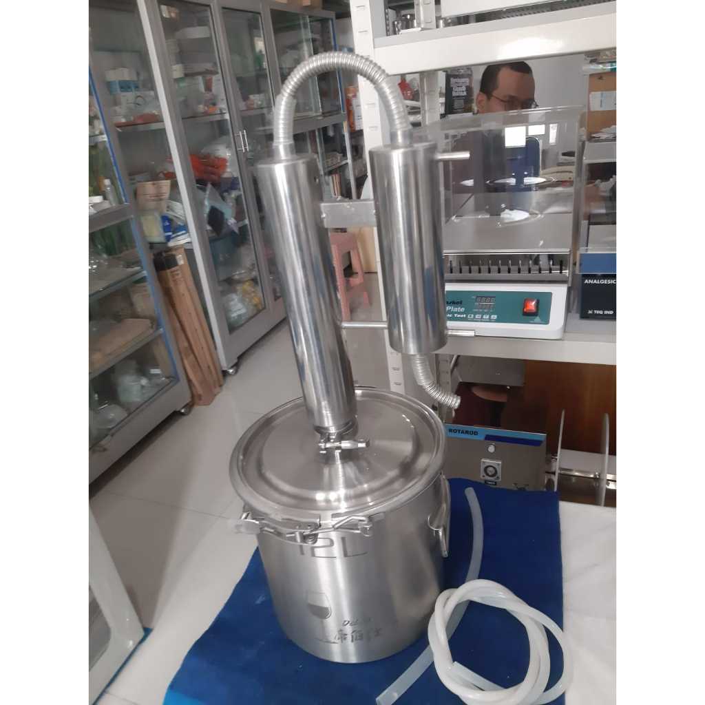 Destilasi Portable 12 L/Penyulingan minyak atsiri/ Destilasi Portable 12 L / Penyulingan Minyak Esse