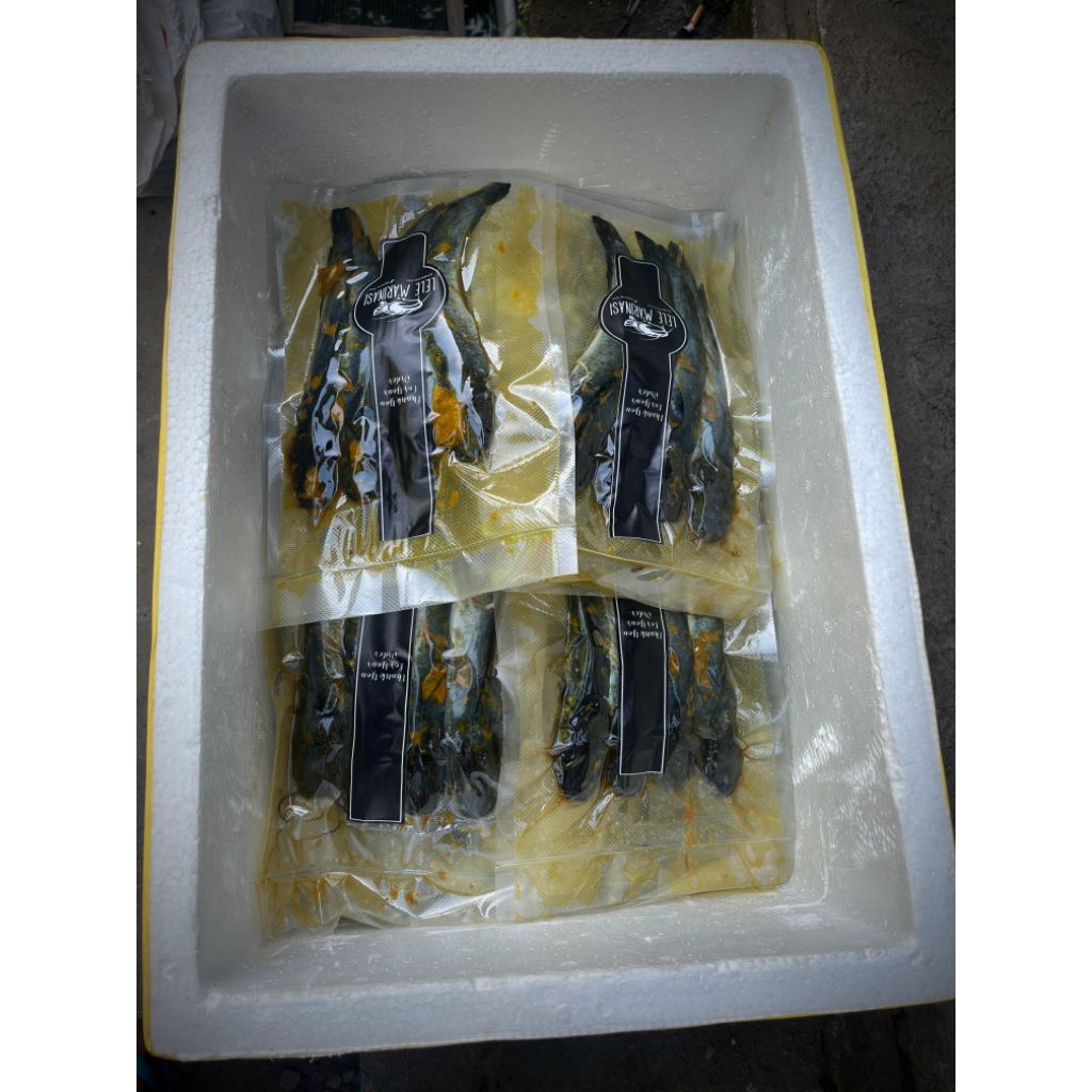 

Lele Marinasi bumbu kuning dengan rempah pilihan
