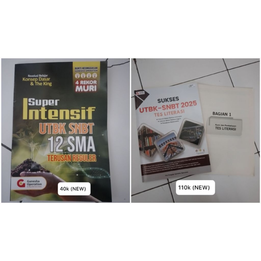 

BUKU SUPER INTENSIF LATSOL UTBK GO