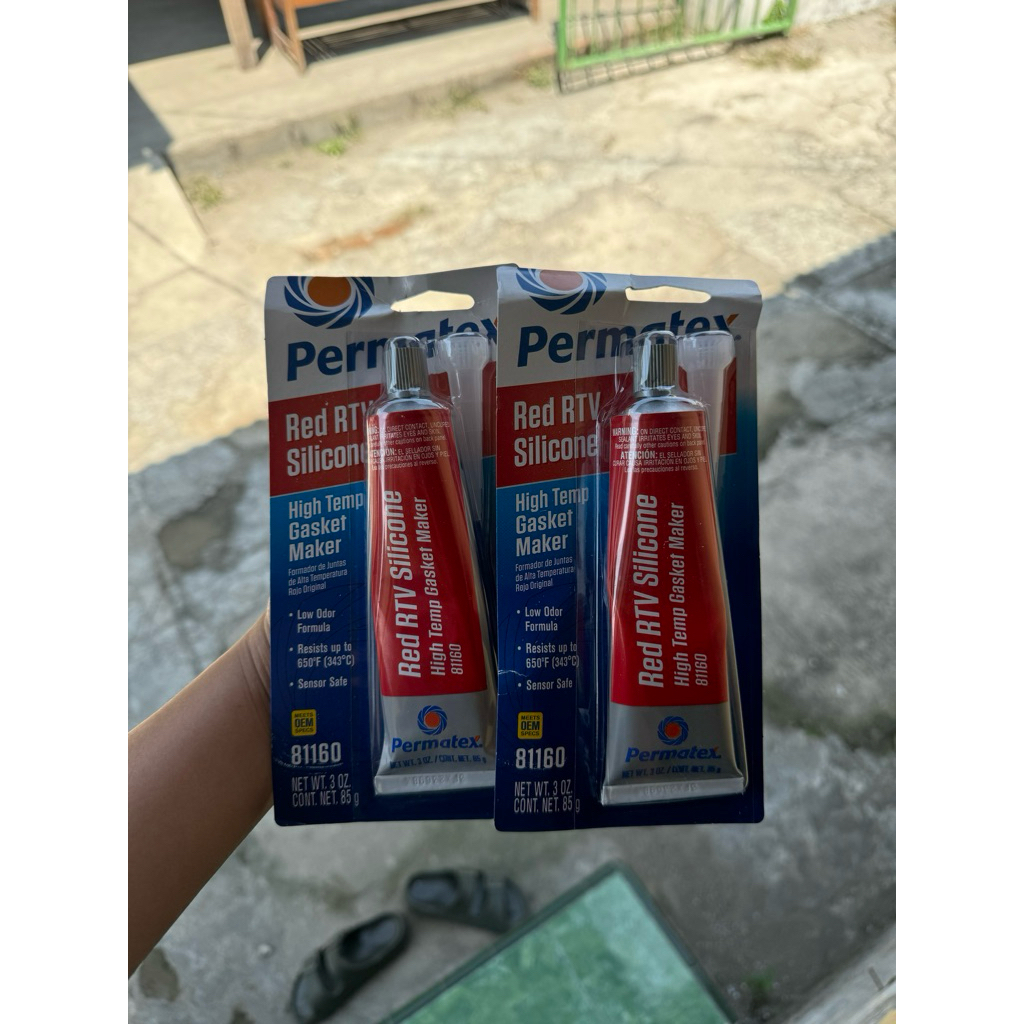 Lem Permatex Red RTV 85 Gram Lem Gasket Permatex