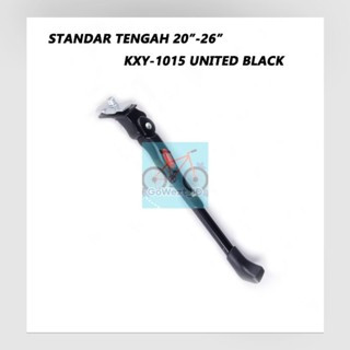 Standar Jagang Tengah Sepeda Ukuran 20 - 26 United KXY-1015 Alloy Hitam Lipat MTB Federal Gunung | B